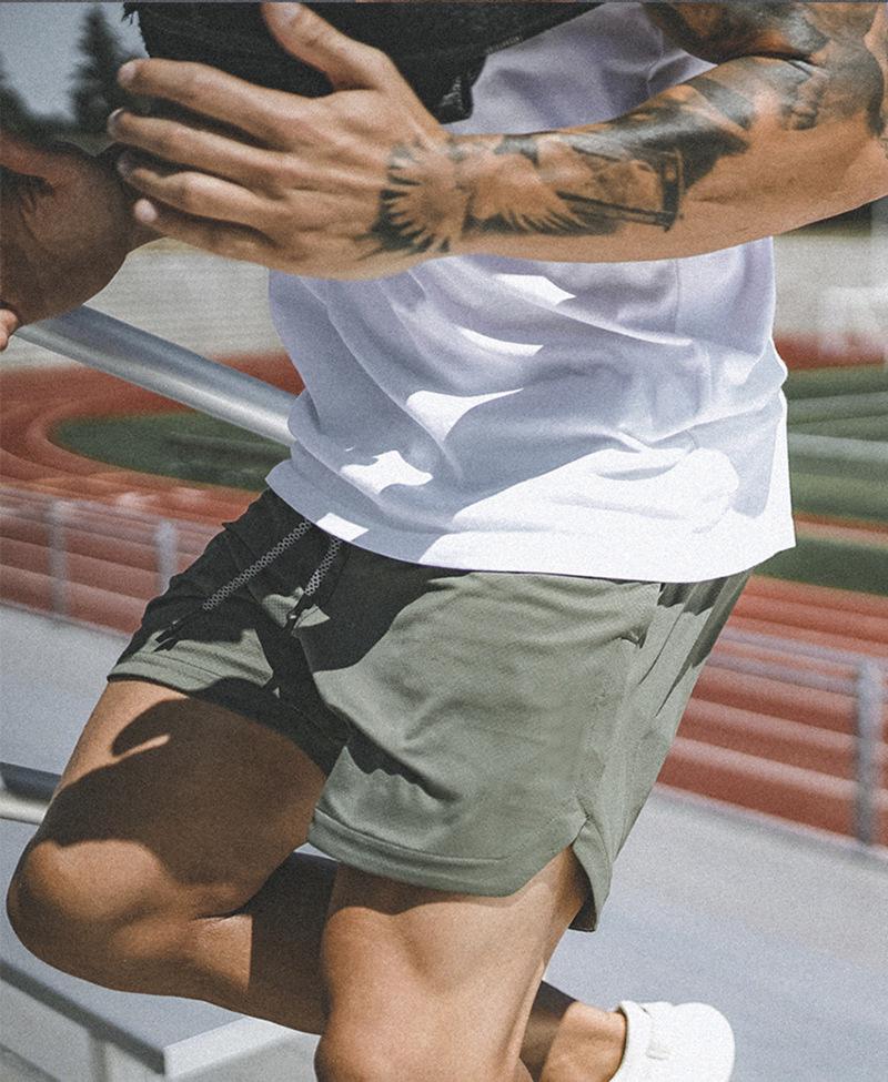 Men's Double-Layer Quick-Dry Sport Shorts for Fitness, Running & Basketball