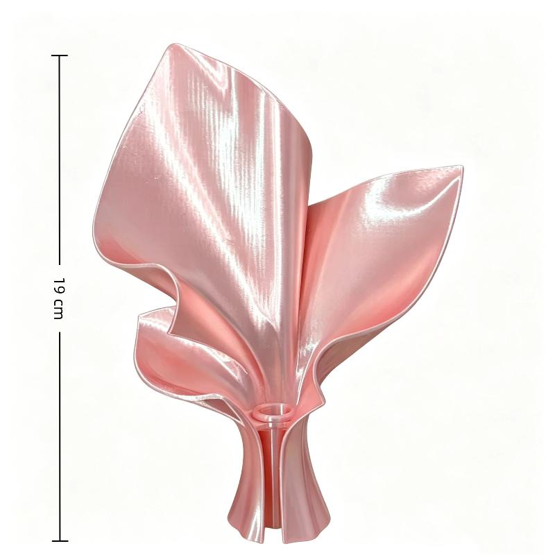 3D Printed Minimalist Nordic Flower Vase Irregular Creative Desktop Ornament for Office Desk Home Living Room Decor
