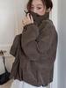 Women's Retro PU Leather Jacket - Stylish Spring/Autumn 2026 High-End Casual Coat