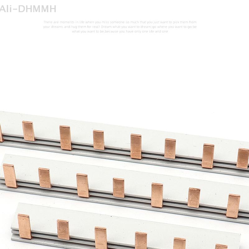 ZLinKJ 1/2P Pin Type Busbar Copper Bar Terminal Block For MCB DZ47 Air Switch Connector 63A Circuit Breaker Connector