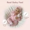 Lovely Reborn Babies Dolls Bettie Soft Full Vinyl or Cloth Body Optional Newborn Dolls So Truth Like Emulation Doll for Toddler Children Birthday Gift