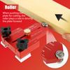 Woodworking Thin Rift Table Saw Jig Aluminum Sheet Cutting Guide Tool Precise Contour Module Board Slice Positioner