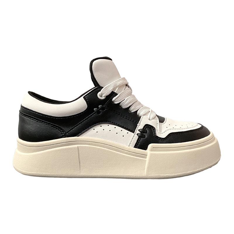 Dopamin-Plateau Weiße Schuhe Damen Neue Damen Low-Top Schuhe Farbabstimmung Sportliche Freizeitschuhe Damen