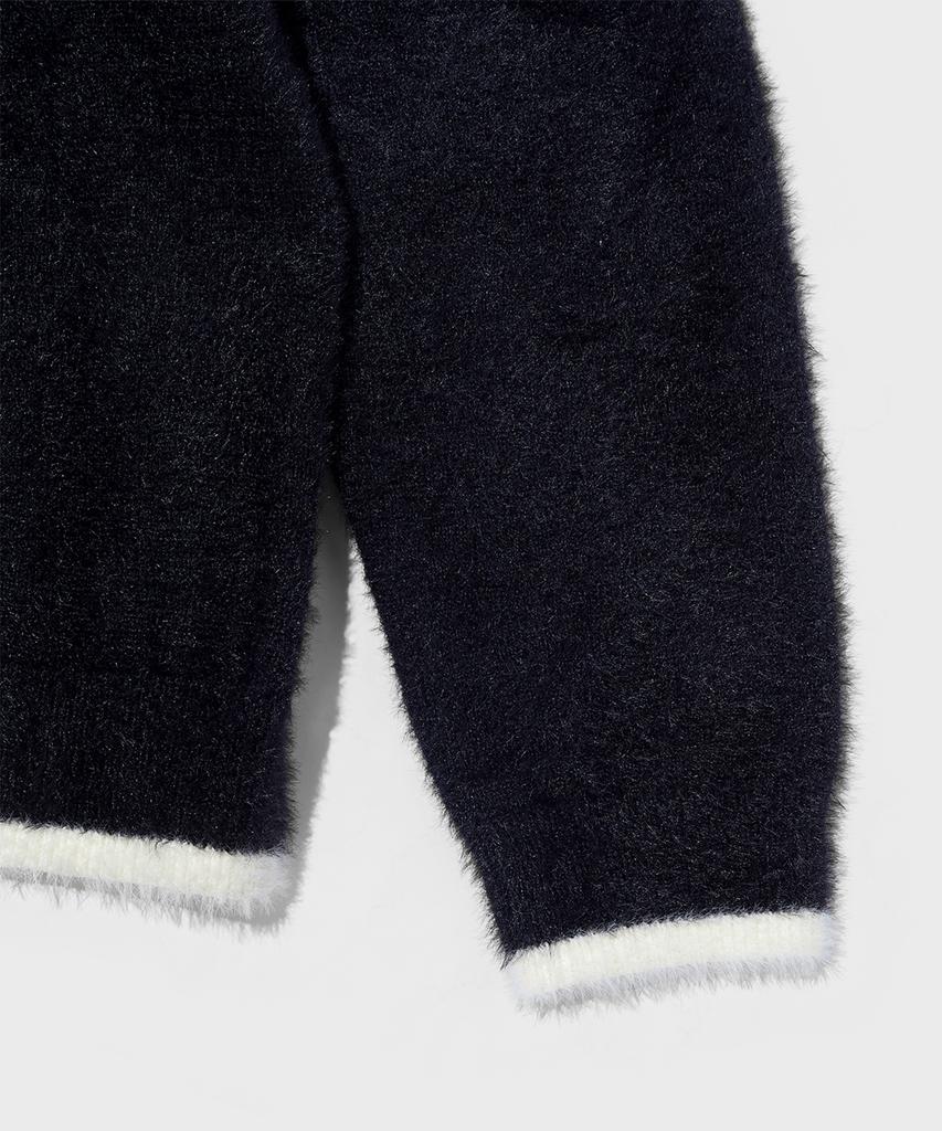 WMC Hairy Collar Knit_Black