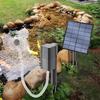 Aeratore Solare per Stagno, 2,5W 7V Alimentato a Energia Solare   Pompa Ossigenatore con 1 Pietra a Bolle per Stagno Idroponica Acquari Trasporto Pesci