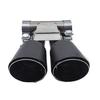 Porsche 718 Black Carbon Fiber Stainless Steel Performance Exhaust Tailpipe
