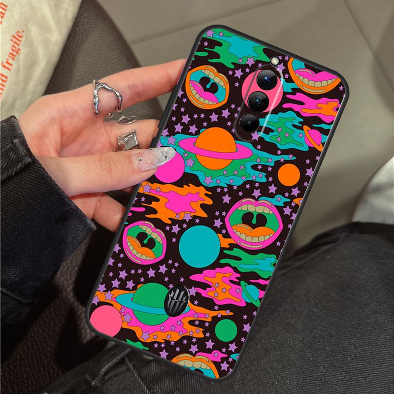 Rainbow 70s Groovy landscape Case For ZTE Nubia RedMagic 11 Air 8 9 10 8S 9S 10S Pro Plus 5G 5S 6 7 6S 7S Pro 10 Air Cover
