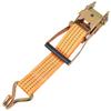 VidaXL Sangle d’arrimage à cliquet 10 pcs 2 tonnes 8 m x 50 mm Orange