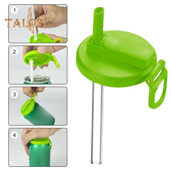 Крышки для банок из-под газировки с трубочками. Крышки для банок многоразового — фото 7