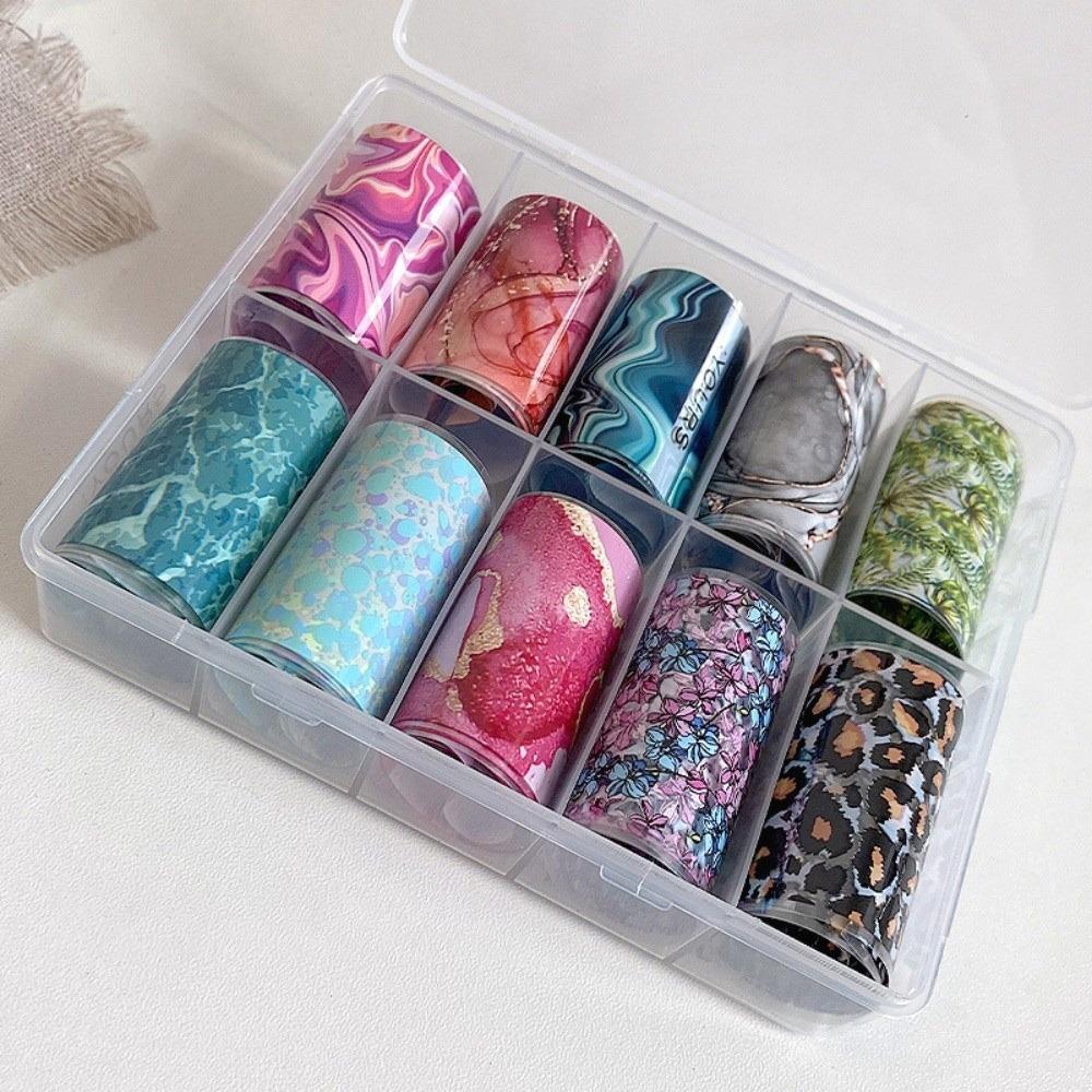 Leopard Print Nail Stickers Lace Design Nail Art Stickers Fashion Manicure Decals  Nail Decoration