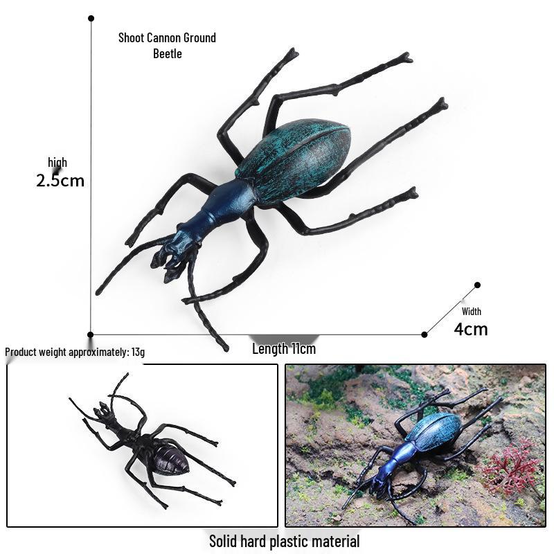 Children s Realistic Insect & Animal Heart Model Toy: Ants, Mosquito, Spider, Butterfly Cognitive Display Ornament
