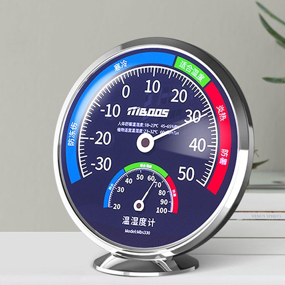 Wall Mount Hygrothermograph Battery-Free Temperature Hygrometer Analog Temperature  Laboratory