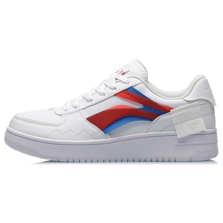 Li Ning Versatile Strategy Synthetic Leather Abrasion Resistant, Lightweight, And Breathable Low top Skateboard Shoes AGCQ307-2