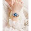 OLEVS Popular Women's Blue Waterproof Watch with Stainless Steel Band and Date Display, Analog Quartz Movement, Perfect As a Gift for Stylish Women, S