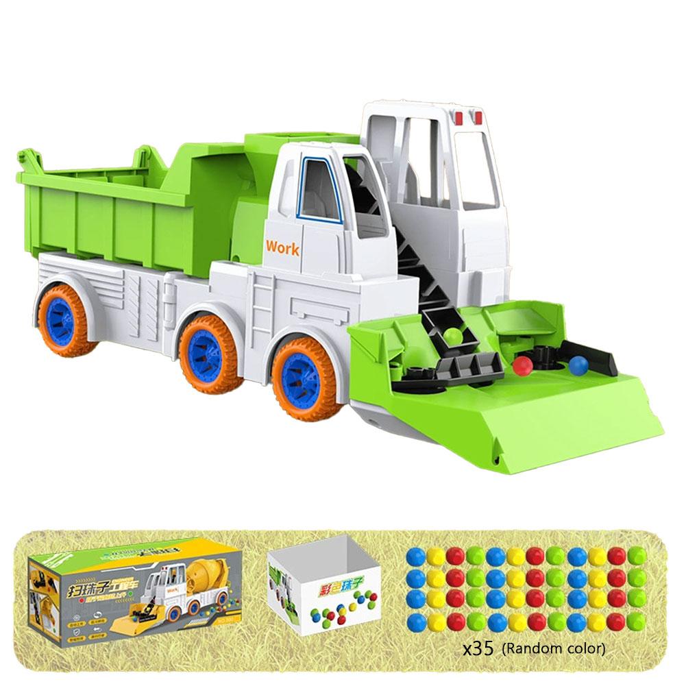 Simulation Inertial Engineering Truck Cement Mixing Discharge Acousto-optic Concrete Set Toy Car Toys for Kids Engineering Truck
