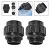 Pool System Connector 2PC Pipe Connector Easy Installation Hard-wearing Material Robust Construction Connector For Sand Pump