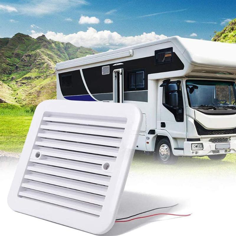 Ieșire de evacuare 12V Ventilator de ventilație unidirecțional rezistent la praf RV Caravan Van Autocaravană Ventilator lateral de aerisire Ventilator de evacuare