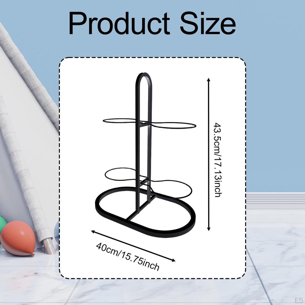 Ball Ausstellungsständer Basketball Vielseitiger Metallständer Sportgeräte Organizer für Innen