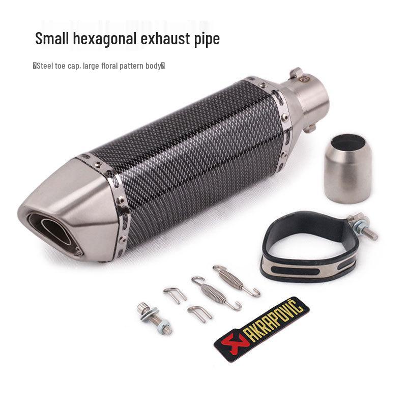 Hexagonal Exhaust Pipe for Motorcycles: Ninja 250, CBR500R, R3, GSX1000