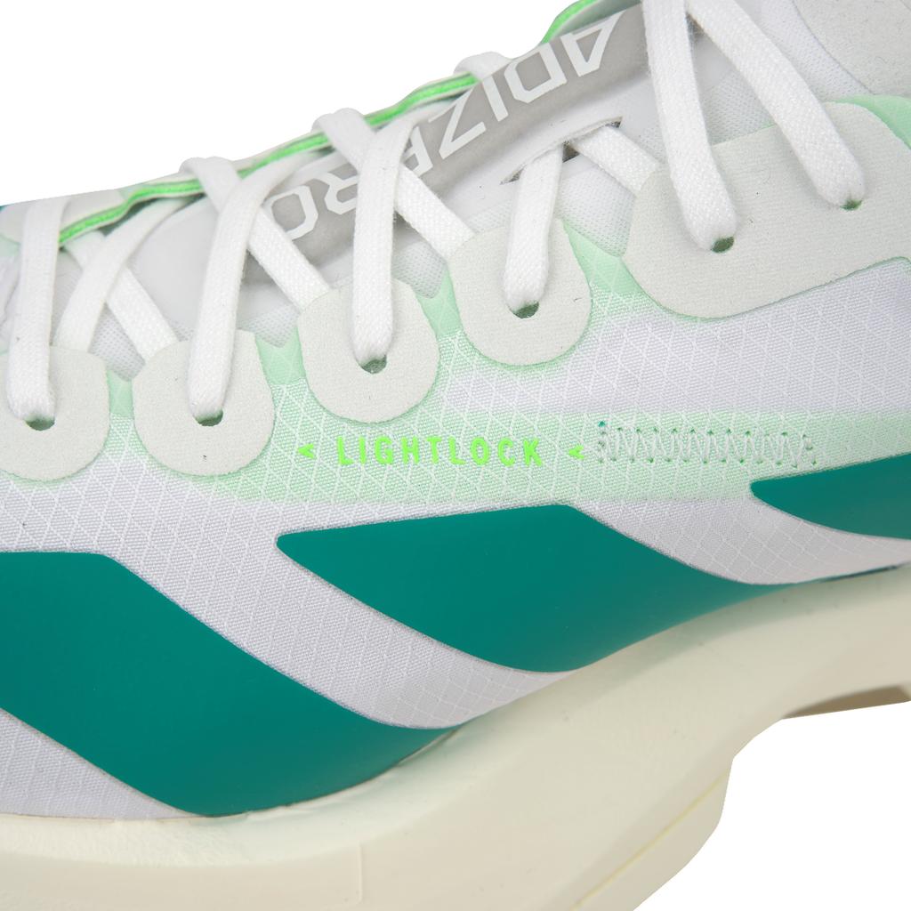 adidas Adizero Adios Pro 4 White Pure Teal Men Sneakers Cloud-White Carbon JR1267