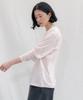 STEP AROUND Loose Fit Cotton Long Sleeve Tee_Light Pink