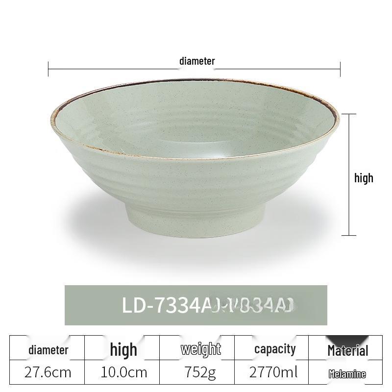 Japanese Style Melamine Instant Noodle Bowl