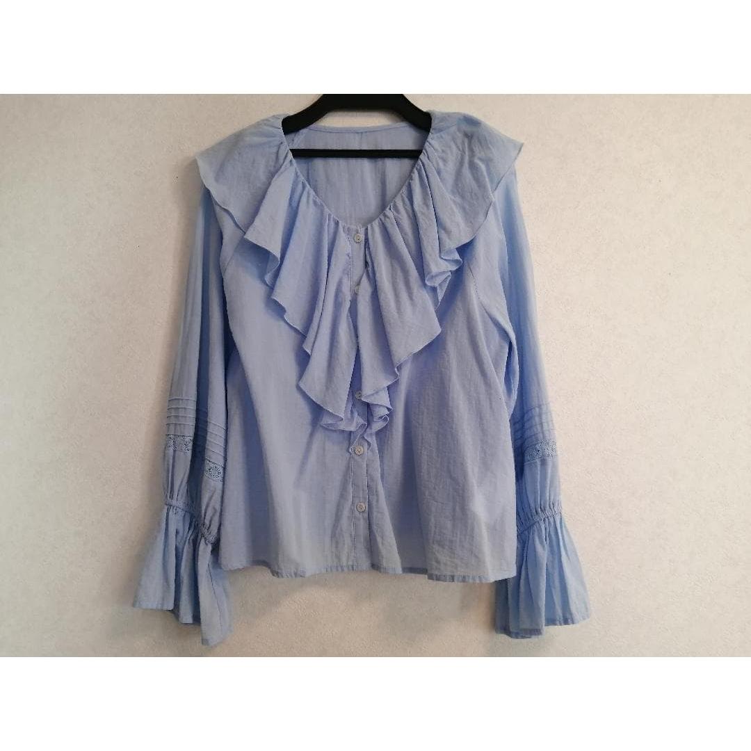 ROPE PICNIC Blouse Tops Long Sleeve ROPE PICNIC