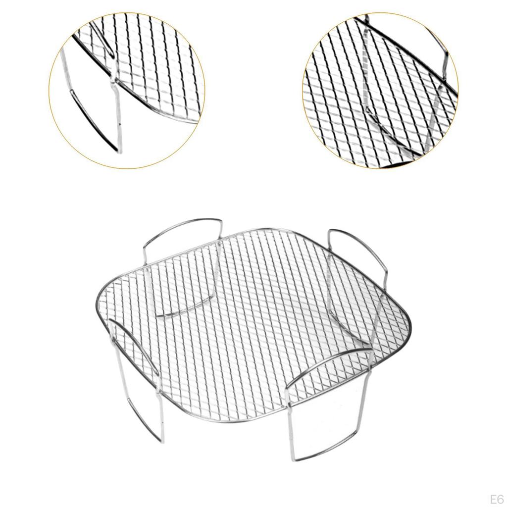 Air Fryer Rack Drain Kabob Cooling Multi-layer 304 Stainless Steel Potato