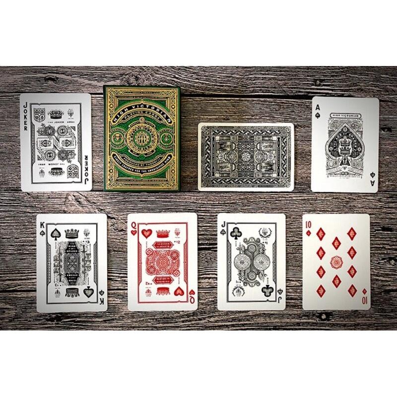 Theory11 High Victorian Playing Cards Blue/Red Deck Card Games Magic Tricks