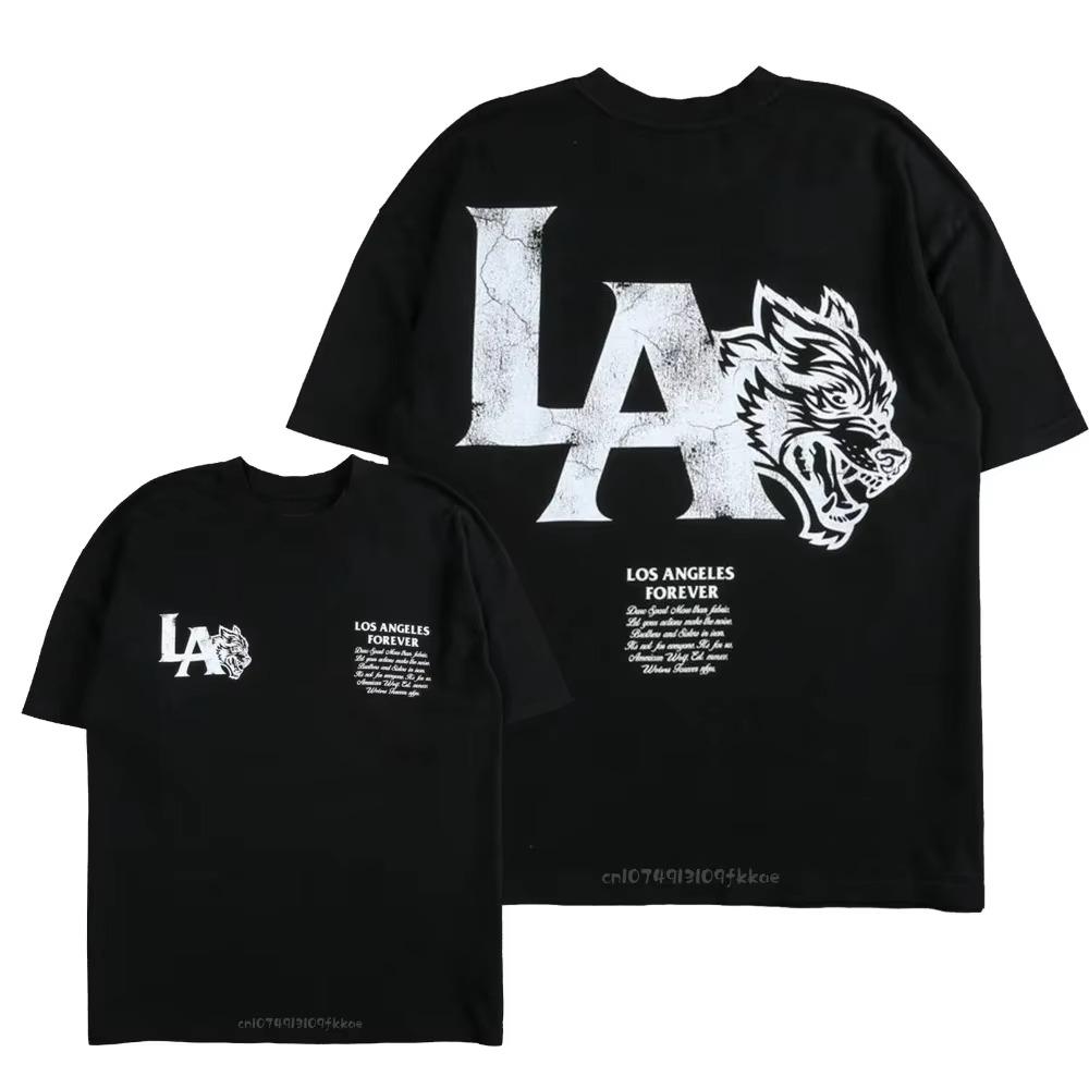 Darc Sport Wolves Gym Trička Nadměrná Velikost Cvičení Fitness Darcsport Pánské Oblečení Grafický DTG Potisk Darcs Sport Vlk CBUM Tričko