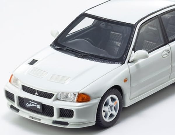 Kyosho Original 1/43 Mitsubishi Lancer Evolution III White Finished Product