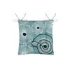 Galette de chaise marine 38x38 cm Barbade