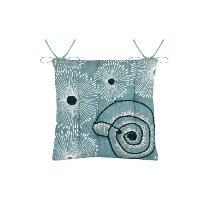 Galette de chaise marine 38x38 cm Barbade