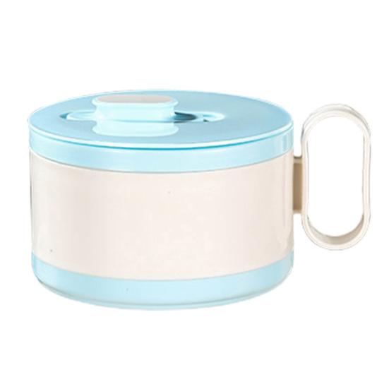 1200ml miska na instantní nudle Tepelná izolace Nepropustná přenosná miska na oběd z nerezové oceli na cereálie