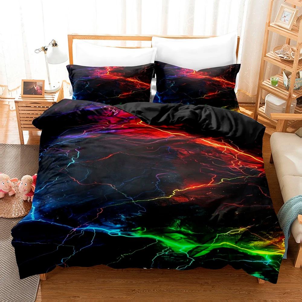 2025 transparent grid visual effects Bedding Set Single Full Queen King Size Bed Set Kids Bedroom Duvetcover Sets Bed Sheet Set