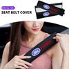 Hot NEW Car Seat Belt Cover Soft Shoulder Strap Embroidery Shoulder Pad For Ford Focus 2 3 Mondeo Kuga Fiesta MK7 Escort Edge C-