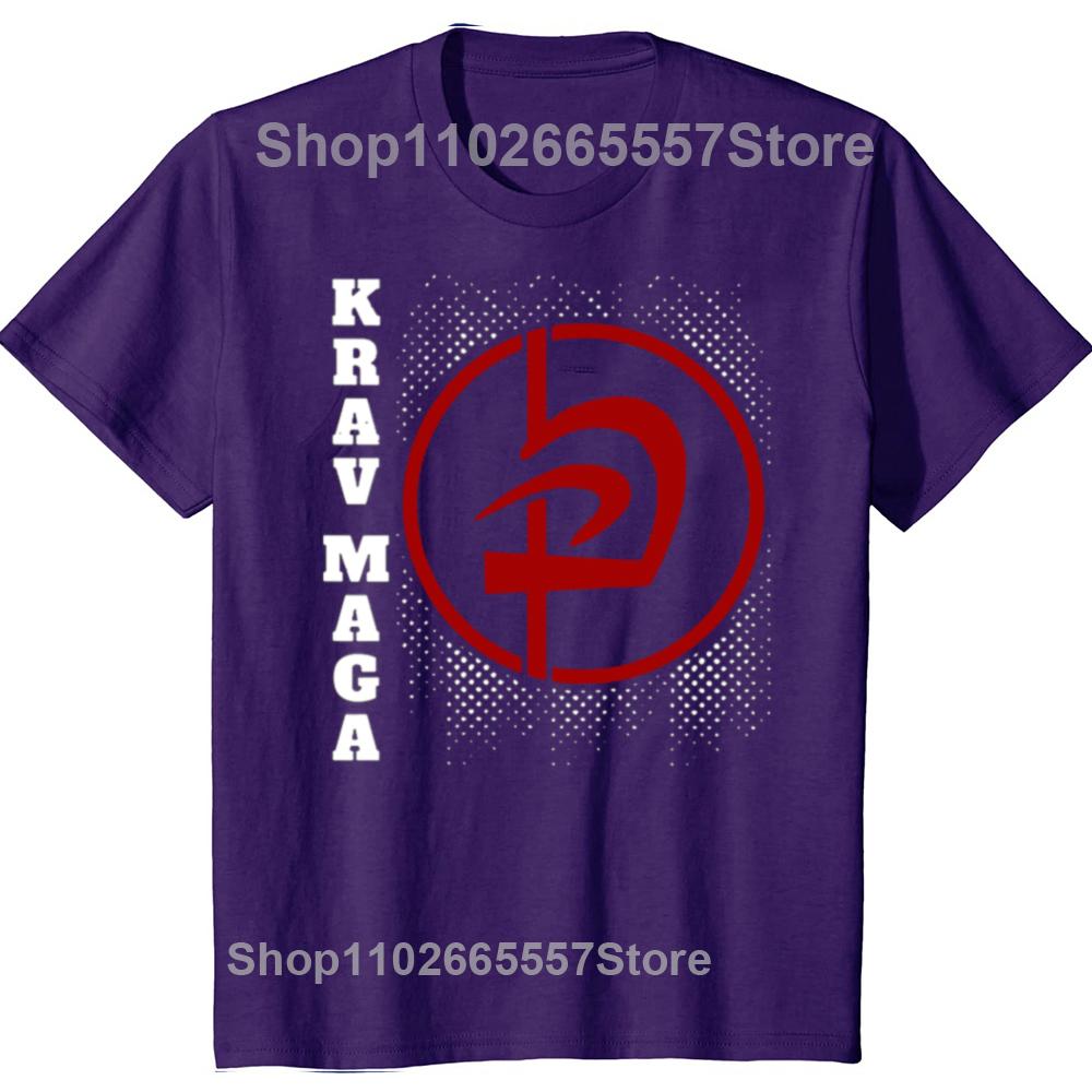 Lustige Krav Maga Israelisches Selbstverteidigungssystem Grafik T-Shirts Unisex Mode Lässiges T-Shirt 100% Baumwolle Locker Oversized T-Shirt