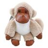 Cuddly Cute And Monkey Plush Doll Perfect For Keychains And Bag Charms In Light Brown