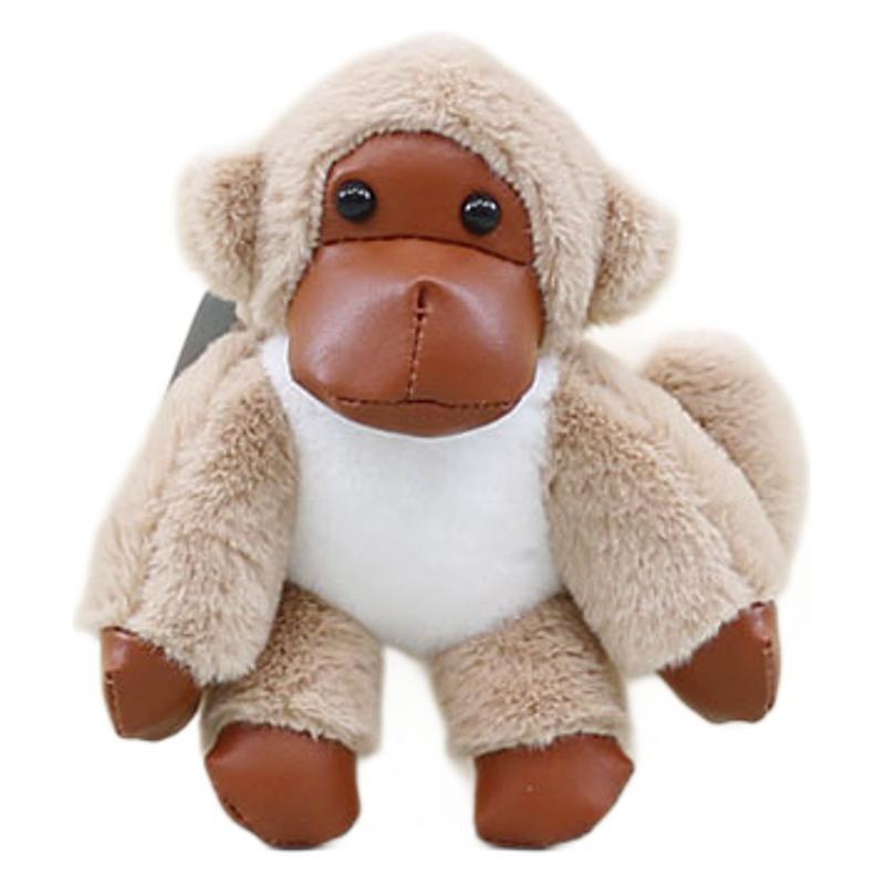 Cuddly Cute And Monkey Plush Doll Perfect For Keychains And Bag Charms In Light Brown