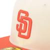 New Era 59FIFTY Cap by MLB San Diego SD Chrome with Side Under This ONSPOTZ exclusive cap is perfect for men and Also the 59FIFTY a flat and a