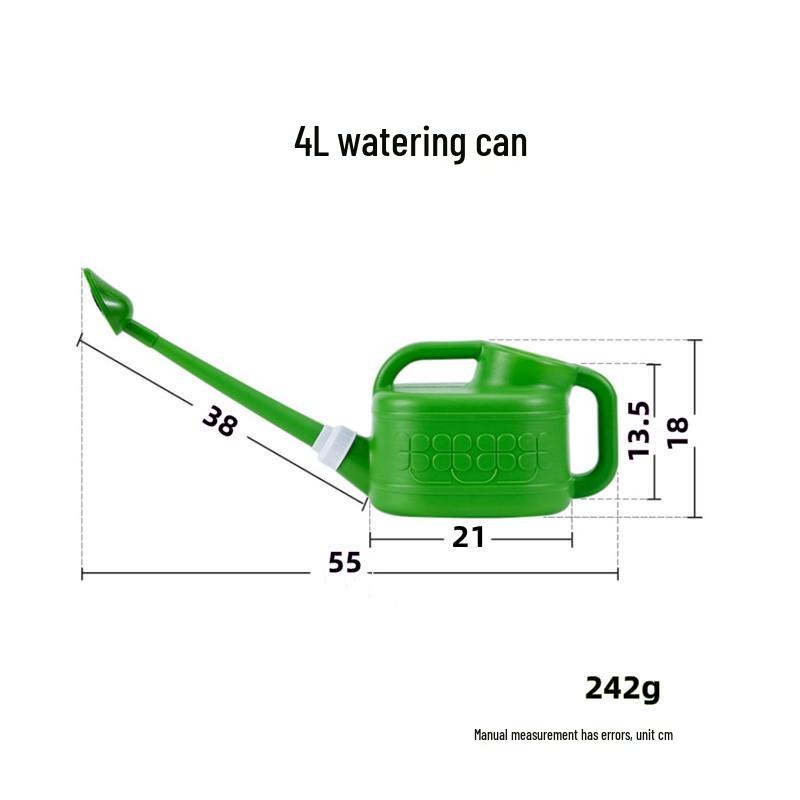 Thickened Long Spout Detachable Watering Can for Plants - Green (4/6/8L)