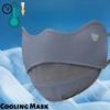 Breathable Ice Silk Face Cover UV Face Shield Washable Reusable Sun Protection Face Mask for Motorcycle Running Riding Exercise