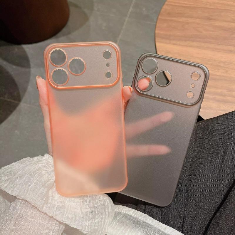 Ultra Slim Frosted Phone Case for iPhone 17 Air 17 Pro Max Simple Solid Color PP Anti-fingerprint Protecton Back Cover Funda