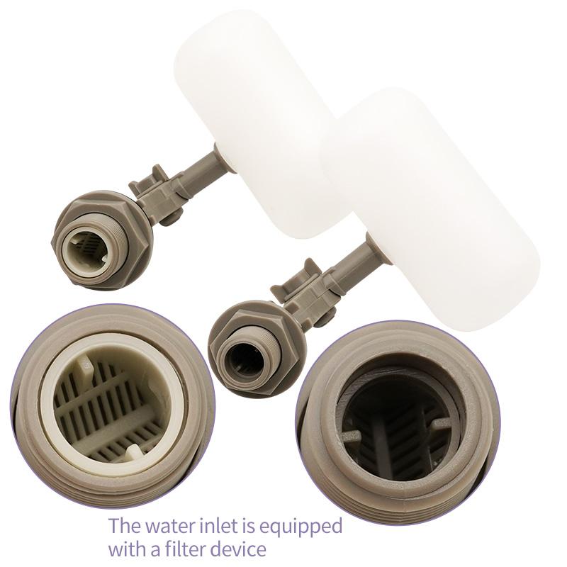 1Pcs New Plastic Water Float Ball Valve Shut Off 1/2Inch  3/4Inch Automatic Feed Fill Fish Tank Aquarium Water Humidifier Valve