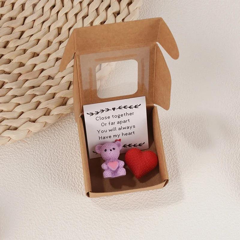 Handmade Mini Bear Little Bear In A Box My Little Worry Bears Mini Pocket Bears Hug With Emotional Uplifting Keepsake For Lovers