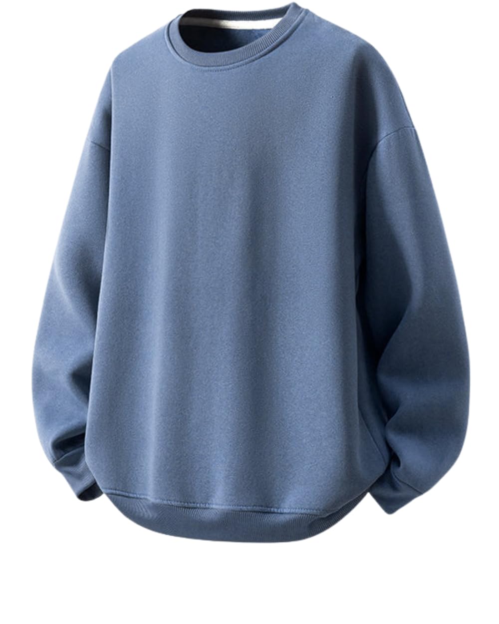 

Long Sleeve Solid Plus Loose Pullover Casual Soft to the [foveitaa] Men s T-Shirt, Color, Hoodie, Sizes, Fit, Top, Fashion, Stylish, Touch, Blue-XL синий
