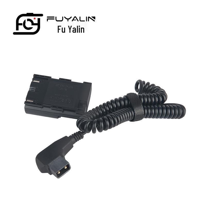 D-TAP E6 Adapter for Canon EOS R/R5/R6/90D/80D/6D2/5D3 LP-E6 Battery