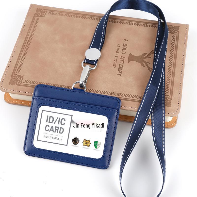 Γνήσιο Δερμάτινη Θήκη Ταυτότητας & Καρτών με Κορδόνι για Εργασία, Φοιτητές & Κάρτες Λεωφορείου
