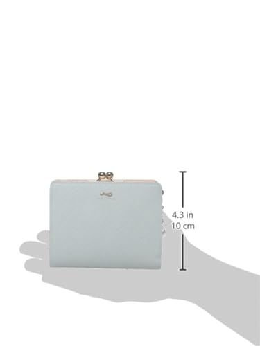 Bifold Slim Wallet in Ice Blue with Original Charm