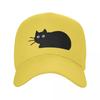 Custom Black Cat Baseball Cap Sports Women Unisexs Adjustable Dad Hat Autumn Snapback Hats